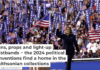 Democratic presidential candidate Kamala Harris waves to the crowd after speaking at the Democratic National Convention on Aug. 22, 2024, in Chicago. Kevin Dietsch/Getty Images